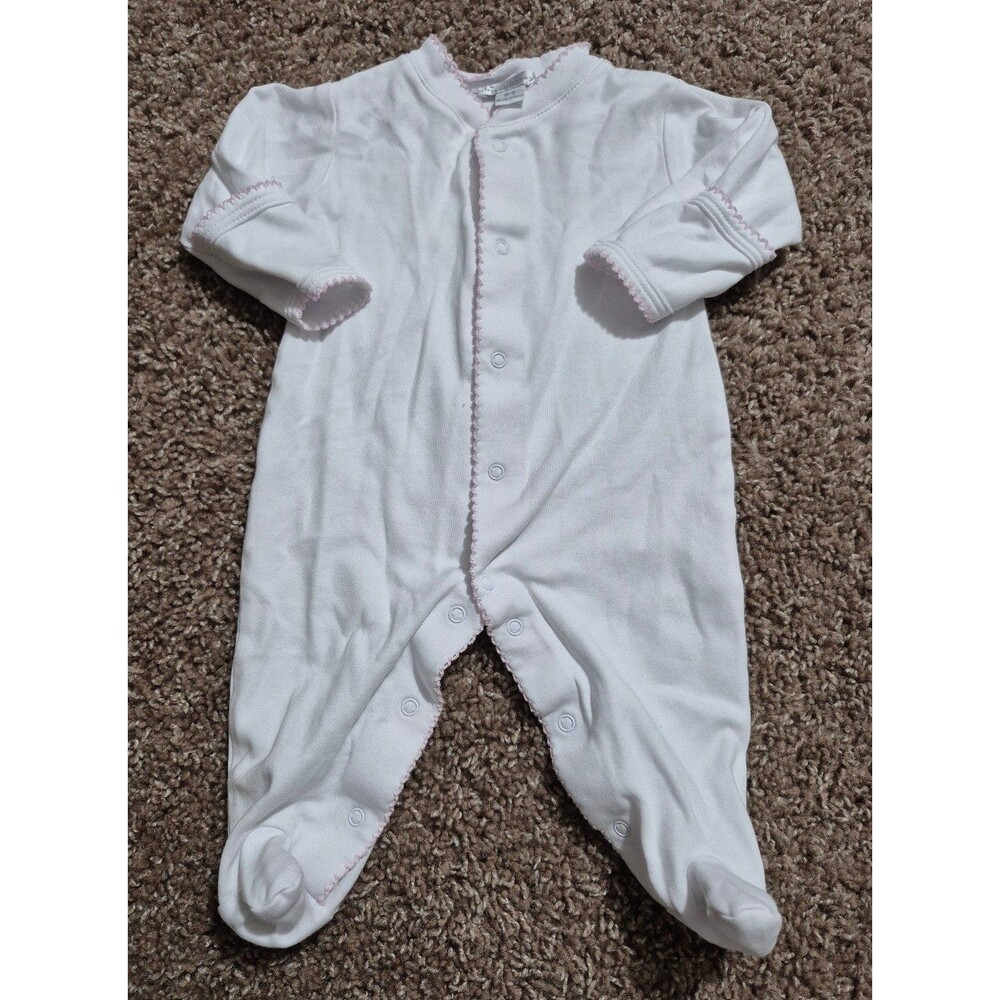 Kissy kissy footie pima cotton size 0-3